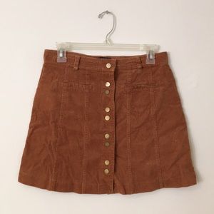 Corduroy skirt